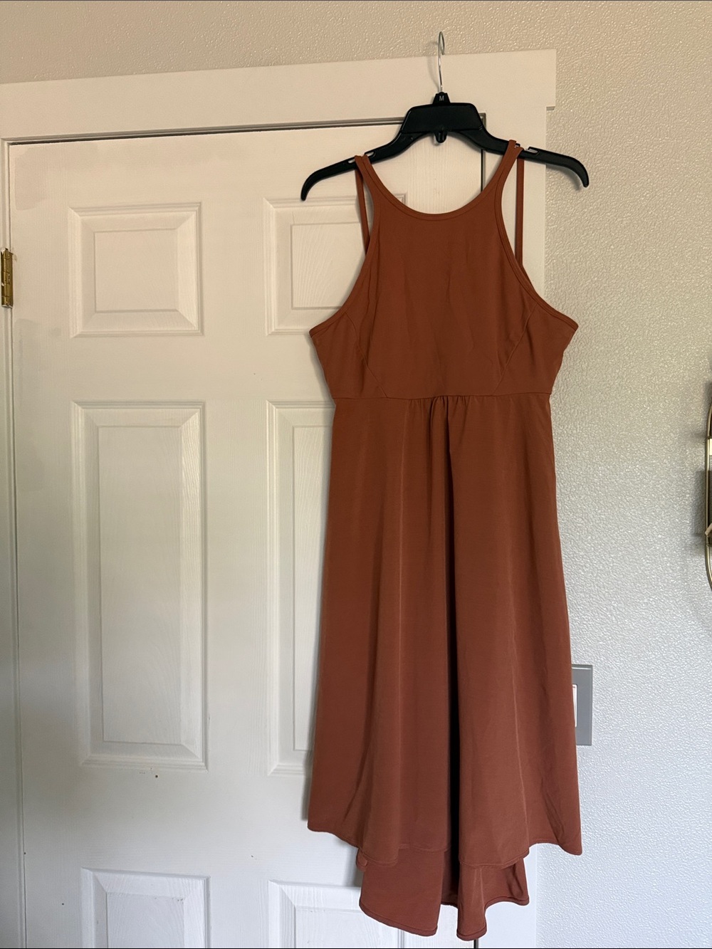 prAna - Railay High Low Dress Athletic Dress in rust color women size L like new - Picture 3 of 9